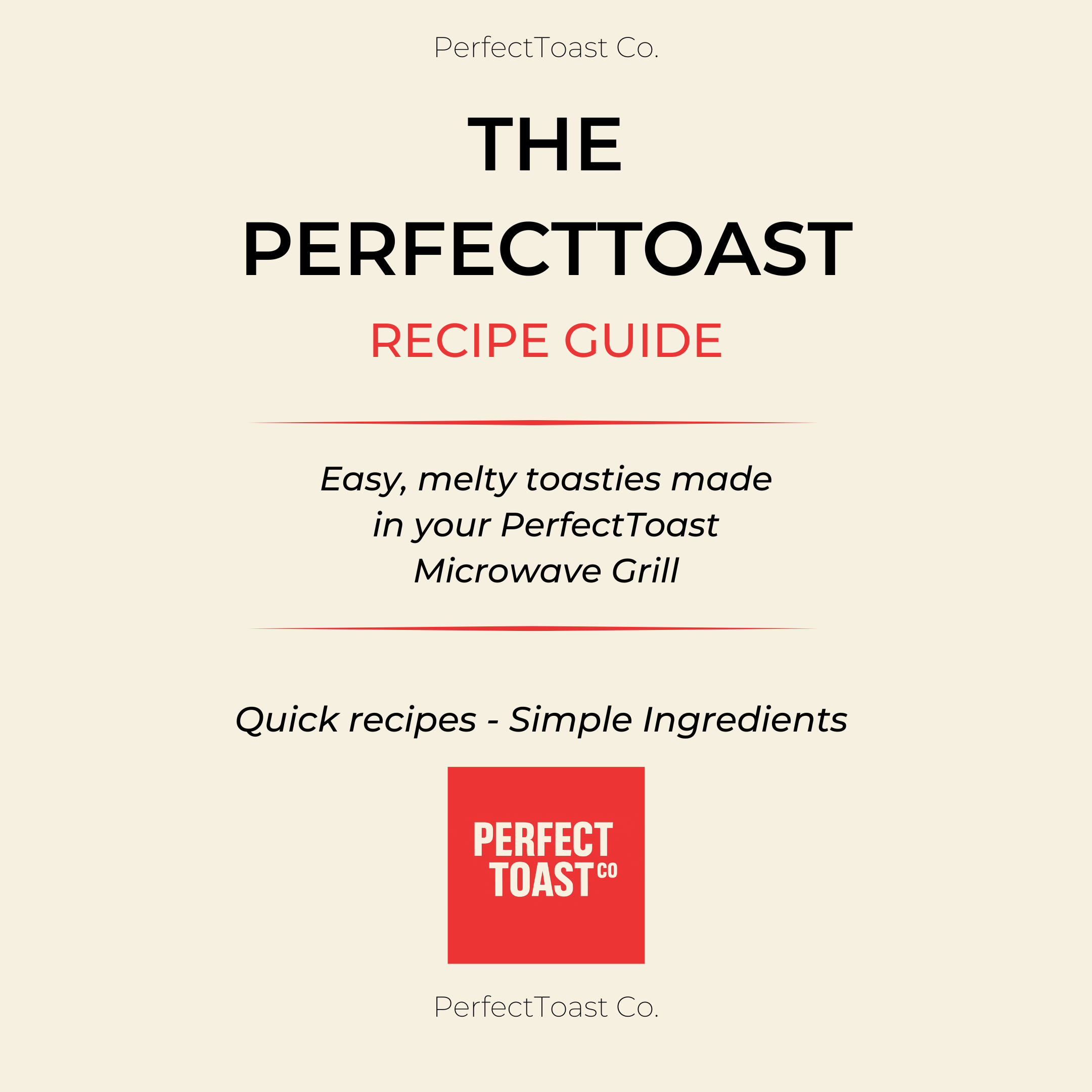 PerfectToast Recipe Guide – Perfecttoast co.